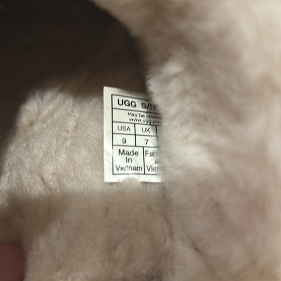 Ugg Disquette chestnut platform slipper size 9, lightly worn in the box - Picture 4 of 12